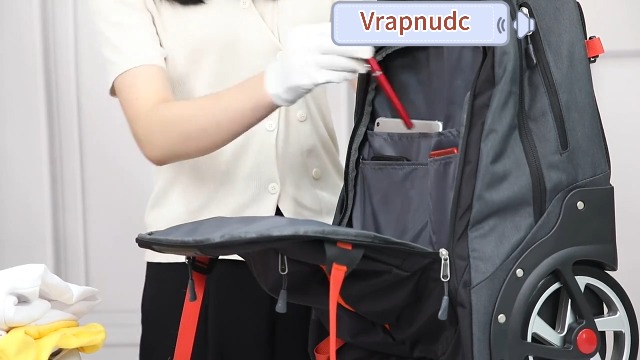 Amazon.co.jp: Vrapnudc キャリーリュック リュックキャリー